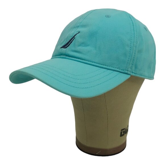 Nautica Logo Embroidered J Class Adjustable Cap 6 Panel Baseball Golf Hat - Picture 2 of 14